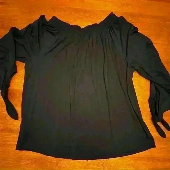 Chaps Navy Blue Shirt Size Small Viscose Lightweight Summer Perfect Stretch Comf - Picture 5 of 5